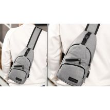 USB Charging Cross-Body Bag - 3 Colours
