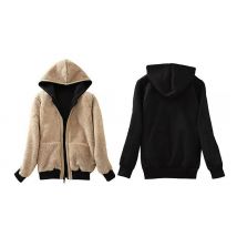 Teddy-Lined Warm Hoodie - 3 Colours & 3 Sizes