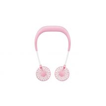 USB Portable Light-Up Neck Fan - 4 Colours