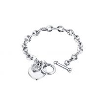 Heart Toggle Bracelet Gift Set - Encrusted with Crystals from Swarovski!