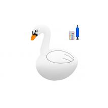 Solar Powered Light-Up Pool Inflatable Swan