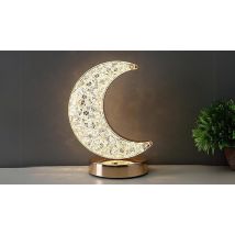 Shaped Sparkly Desk Lamp with Gold Base - 4 Shapes!