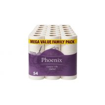 54-Pack Phoenix Luxury 3 Ply Quilted Toilet Rolls