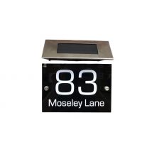 Personalised Solar Light Door Signs - 4 Designs
