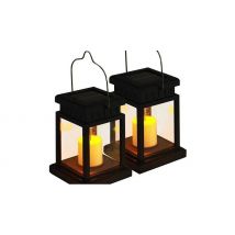 1, 2 or 4-Pack of Garden Lantern Solar Lights - 3 Options