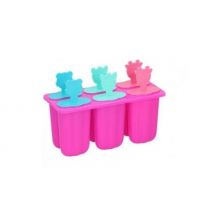 6-Piece Ice Lolly Mould - 4 Colours