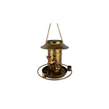 Outdoor Lantern Bird Feeder Solar Light
