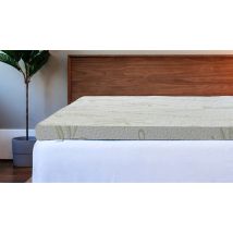 Bamboo Memory Foam Mattress Topper - 4 Sizes & 2 Thicknesses