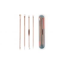 4-Piece Blackhead & Facial Blemish Extractor Tool Set