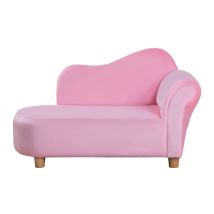 Kids Pink Chaise Longue Sofa