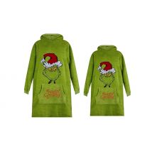 The Grinch Oversized Sherpa Blanket Hoodie - Kids & Adult Sizes!