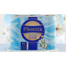 18, 45 or 90 Phoenix 3 Ply Quilted Fragranced Toilet Rolls