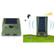 Solar-Powered Ultrasonic Animal Repellent