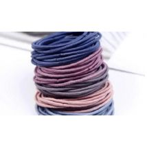 100 x Glamza Multi Colour Hair Bands - 5 Colours