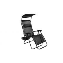 Zero Gravity Lounge Chair with Canopy - 3 Colours