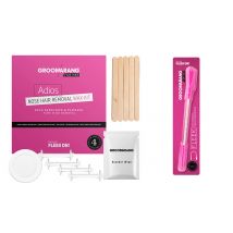 Groomarang For Her Nose Hair Wax Kit & Eyebrow Shaping Wand