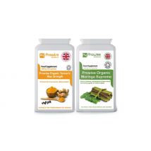 120 Organic Turmeric & 120 Organic Moringa Capsules