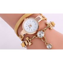 Crystal Snake Drop Wrap Watch