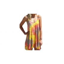 Tie-Dye Sleeveless Vest - 4 Colours & 5 Sizes