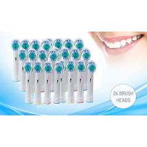 24 Braun Oral B-Compatible Toothbrush Heads