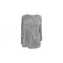 Long Sleeve Fleece Top with Pockets - 5 Colours & 5 Sizes
