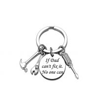 Dad's Tool Engraved Keychain Gift - 2 Designs