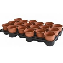 1, 3, 5 or 10-Pack of Shuttle Trays with Terracotta Pots!