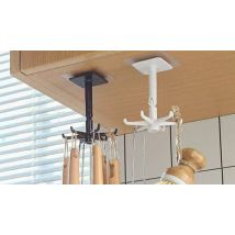 3-Pack of Rotating Hanging Hooks - 2 Colours