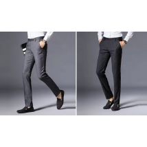 Men's Pin-Stripe Formal Trousers - 2 Colours, 8 Sizes