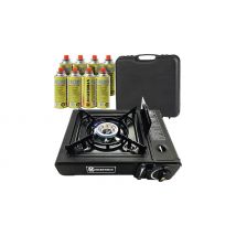 Portable Gas Stove with 8 Butane Gas Canisters