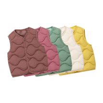 Children's Wavy Quilted Gilet - 5 Colours & 6 Sizes
