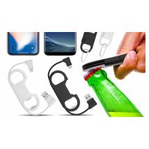 Multifunctional Cable Charger With Bottle Opener - 2 Colours