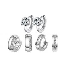 Huggie Earrings Gift Set - Encrusted with Crystals From Swarovski!