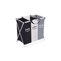 3-Section Laundry Basket