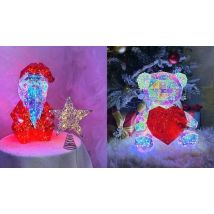 Hologram Rainbow LED Christmas Table Lamp - 5 Styles
