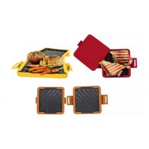 Microwave Toastie Sandwich Maker & Grill - 3 Colours