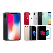 Apple iPhone 6, 7, 7 Plus, X or 11 Unlocked - 16-256GB