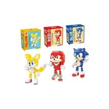 1 or 3 Hedgehog Building Block Figures - 3 Colours