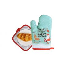 Christmas Oven Glove & Potholder Set - 5 Styles