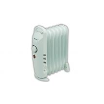 Portable 7-Fin Oil-Filled Radiator - With Adjustable Thermostat