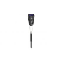 2 x Solar-Powered Cone Garden Lights - White or Colour