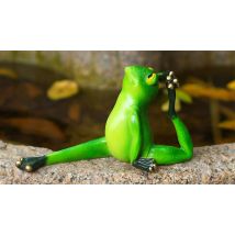 1, 3, or 5-Pack Yoga Frog Garden Figurines