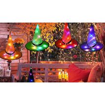 Halloween Decoration LED Witch Hats - 6 Colours