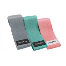 Gymcline Set of 3 Resistance Bands with Carry Case