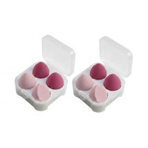 Makeup Blending Sponge Sets with Travel Case - Includes 8 Sponges & 2 Cases!