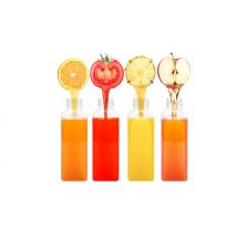 5 or 10 Reusable Clear Plastic Juice Bottles - 150ml, 350ml or 500ml