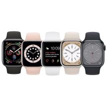 Apple Watch Series 5, 6 & 7 with Optional 4G Upgrade - 2 Sizes, 5 Colours