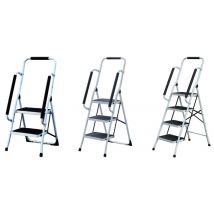 Non-Slip Step Ladder with Handrail - 3 Sizes!