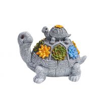 Pair of Turtles & Succulents Ashtray