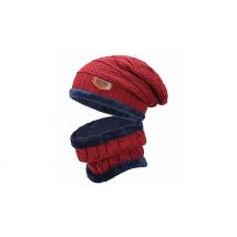 Unisex Knitted Hat & Neck Warmer Set - 3 Colours